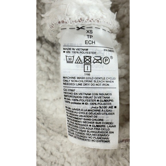 Old Navy Sherpa Lined Moto Jacket Dusty Rose Fleece Cozy Winter Warm Outerwear - Picture 6 of 11